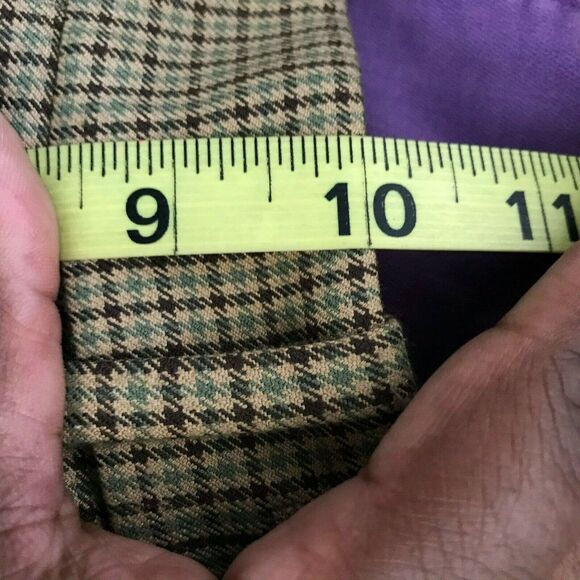 Talbots Pants Womens Sz 8P Petite Brown Plaid Signature‎ Boot Cut Stretch Dress - Picture 11 of 12